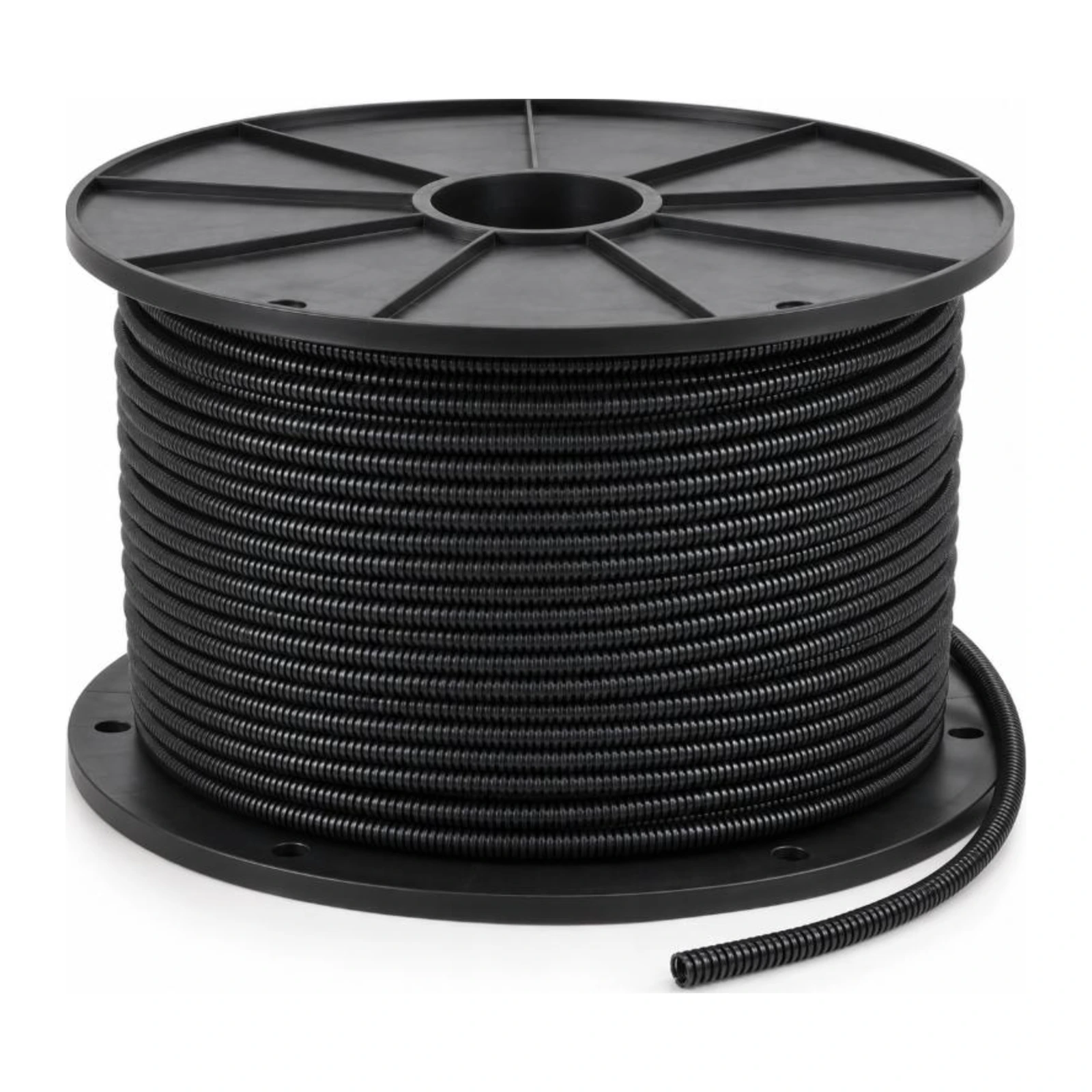 Black split convoluted tubing 5mm 100m spool Black split convoluted tubing 5mm 100m spool