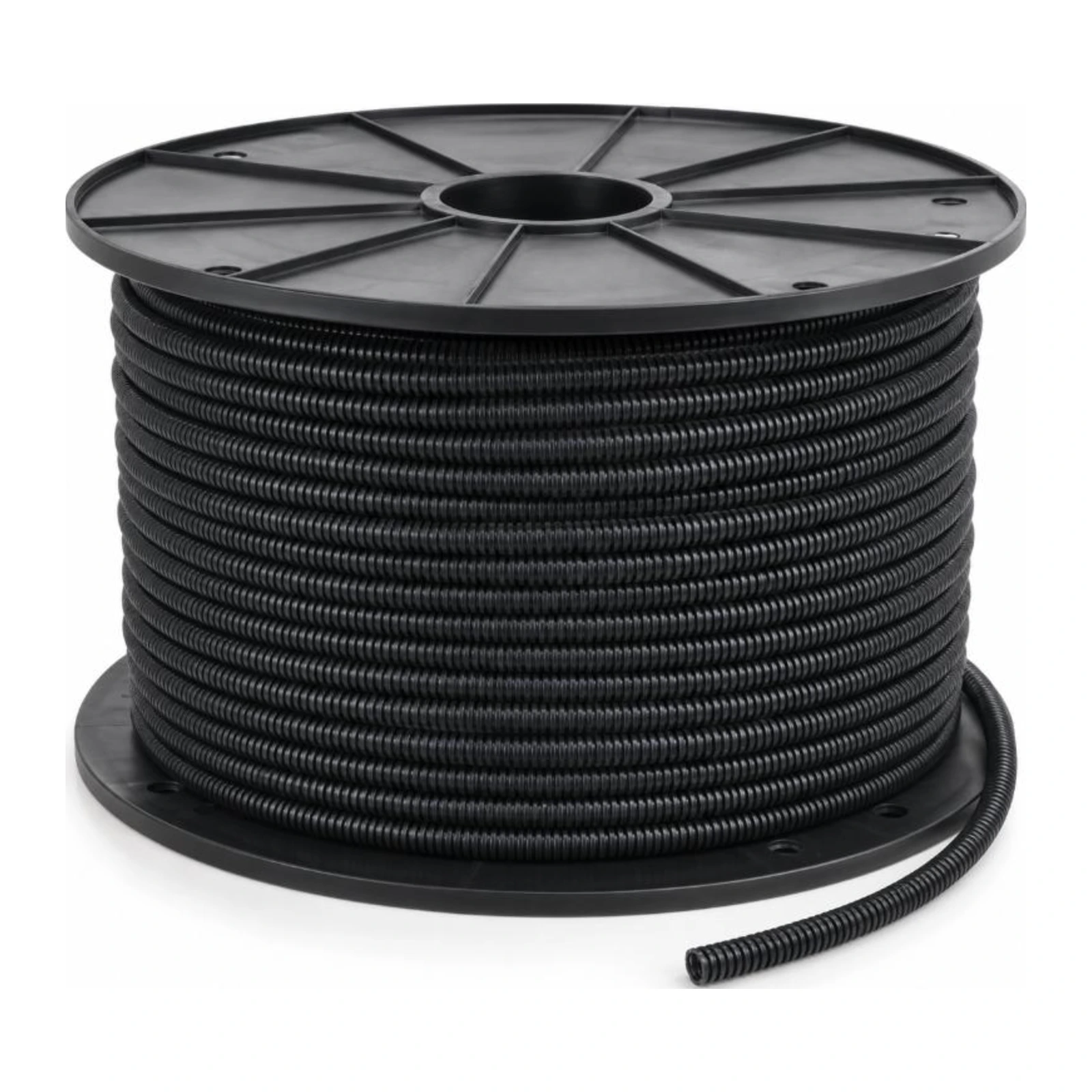 Black split convoluted tubing 7mm 200m spool Black split convoluted tubing 7mm 200m spool