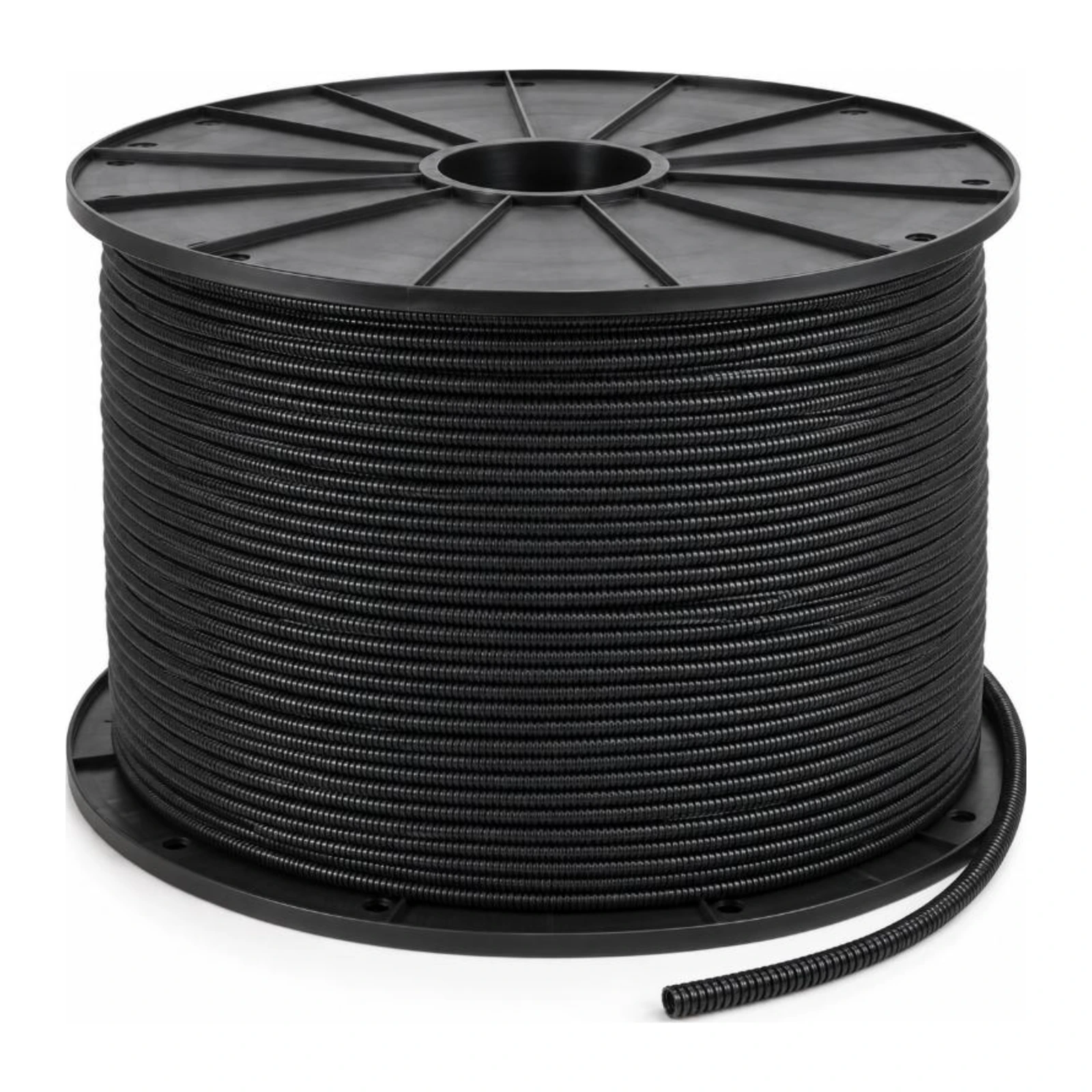 Black split convoluted tubing 7mm 2500m spool Black split convoluted tubing 7mm 2500m spool