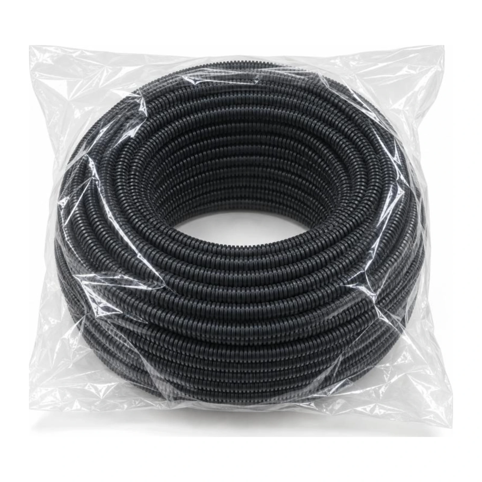 Black split convoluted tubing 7mm 30m bag Black split convoluted tubing 7mm 30m bag