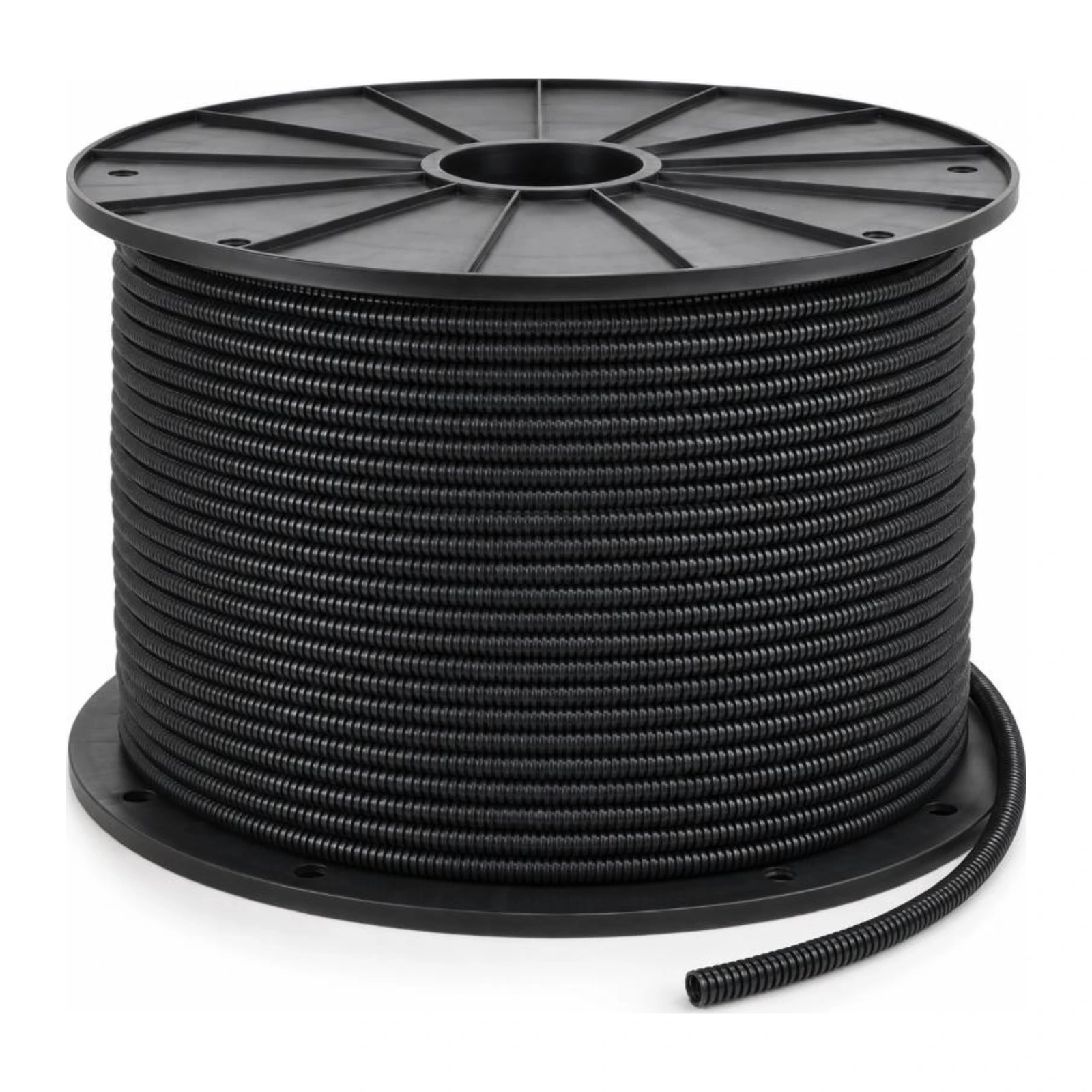 Black split convoluted tubing 7mm 400m spool Black split convoluted tubing 7mm 400m spool