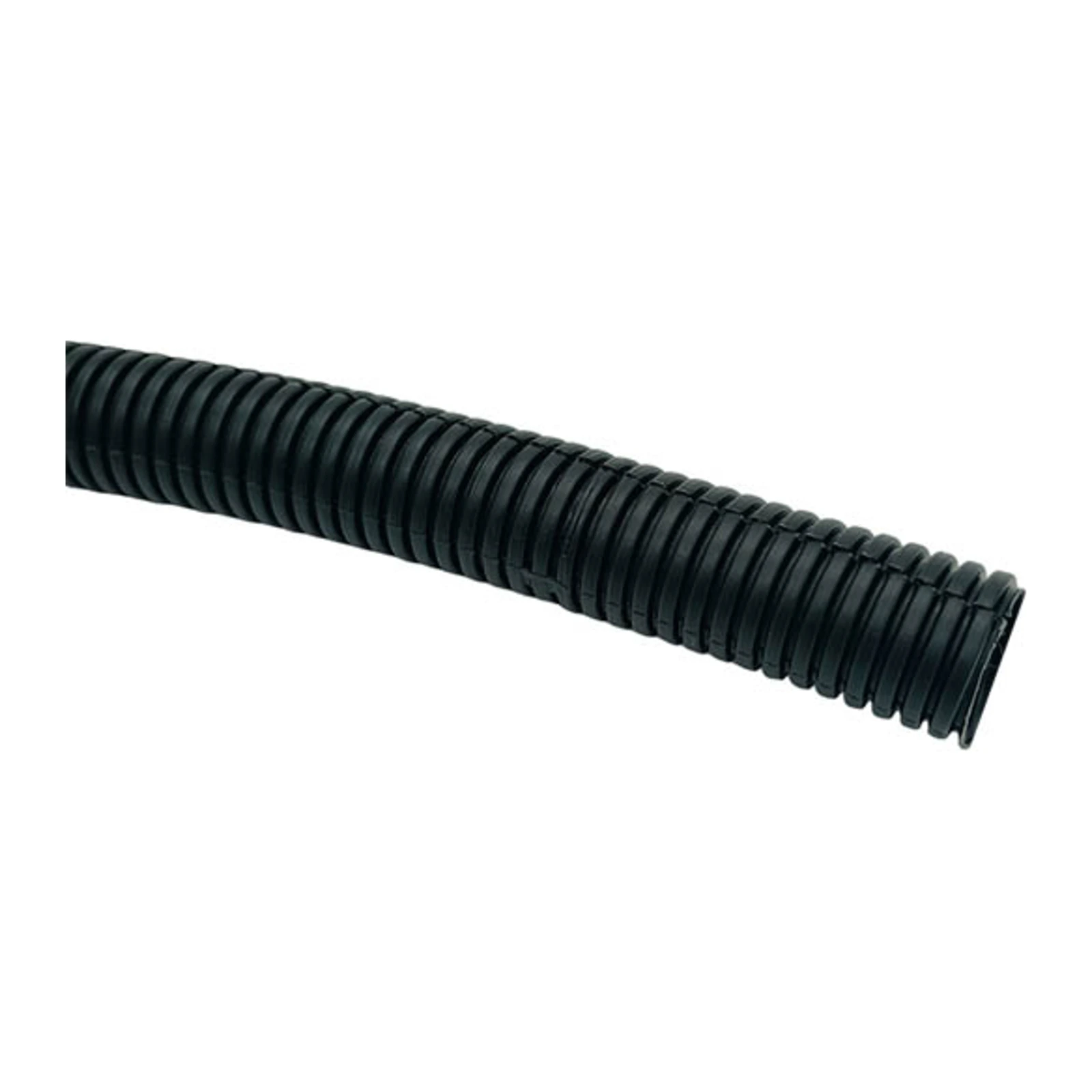 Black split convoluted tubing 7mm