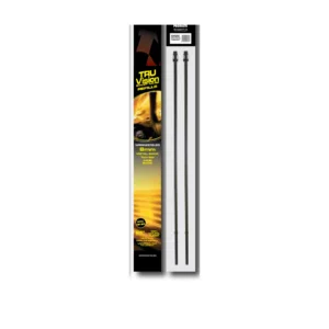 Tru Vision 8mm metal back wiper blade refills, pair pack