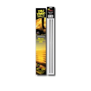 Tru Vision 8mm plastic back wiper blade refills, pair pack