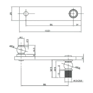 Tru Vision TC189220K lever crank
