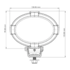 TYRI 1013 Oval LED Work Light 750–1,400 Lumen 12–48V