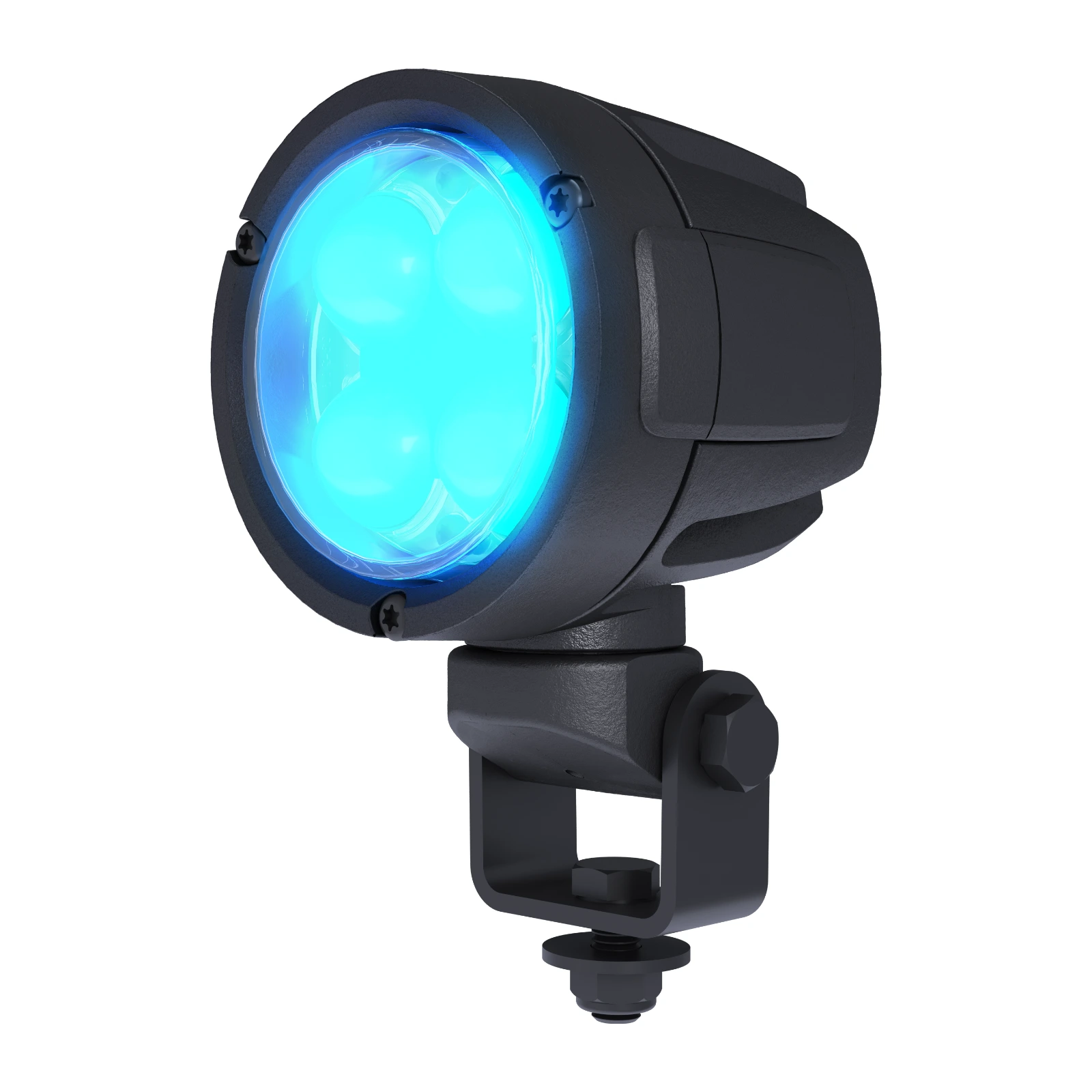 TYRI D8 Swivel BluePoint / RedPoint LED Pedestrian Warning Light 12–48V