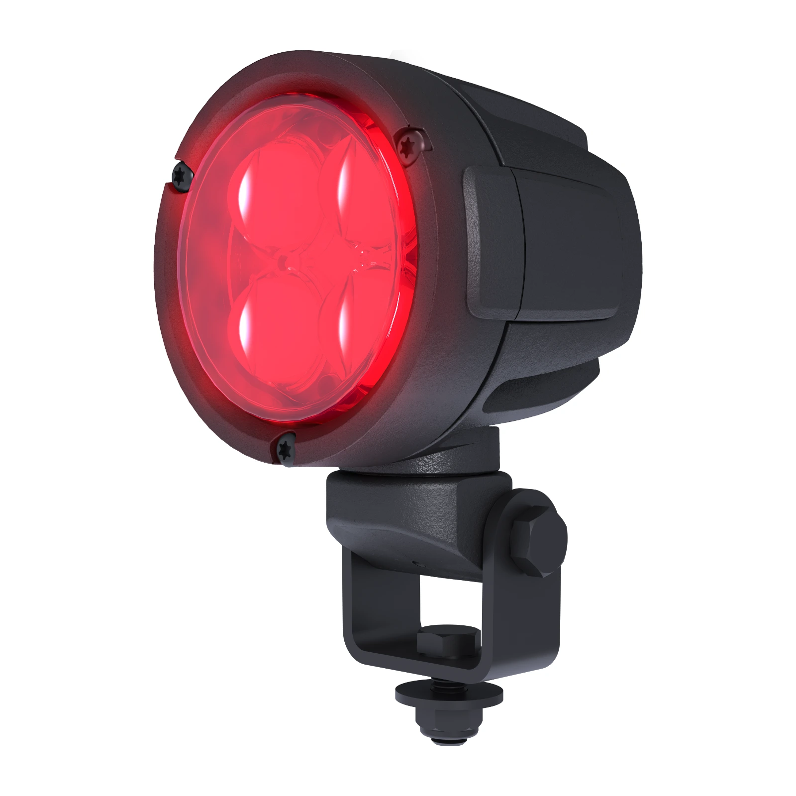 TYRI D8 Swivel BluePoint / RedPoint LED Pedestrian Warning Light 12–48V