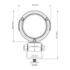 TYRI D8 Swivel BluePoint / RedPoint LED Pedestrian Warning Light 12–48V